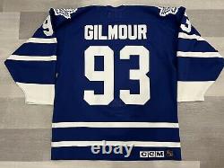 Authentic CCM Doug Gilmour Toronto Maple Leafs NHL Hockey Jersey Sz 48