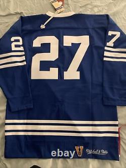 Authentic Mitchell & Ness Frank Mahovlich Toronto Maple Leafs Jersey 52 RARE