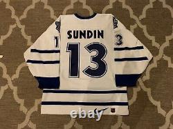 Authentic Toronto Maple Leafs Nike Mats Sundin Jersey Size 52