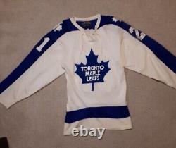 Borje Salming 21 Vintage 1970s authentic NHL Toronto Maple Leafs Hockey Sweater