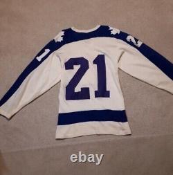 Borje Salming 21 Vintage 1970s authentic NHL Toronto Maple Leafs Hockey Sweater