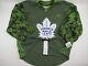 CAMO Team Issued Toronto Maple Leafs Pro Warm Up NHL Hockey Jersey 58 GOALIE CUT