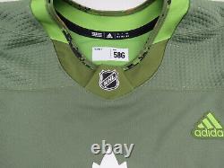 CAMO Team Issued Toronto Maple Leafs Pro Warm Up NHL Hockey Jersey 58 GOALIE CUT