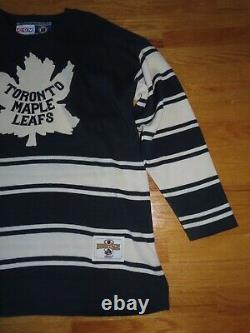 CCM Heritage Label TORONTO MAPLE LEAFS (Adult XL) Hockey Jersey Sweater