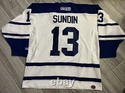 CCM Mats Sundin Toronto Maple Leafs Alternate Third NHL Hockey Jersey Sz XL