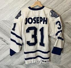 CCM Toronto Maple Leafs Curtis Joseph Hockey Jersey Mens Small White
