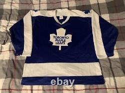 CCM Toronto Maple Leafs Hockey Jersey Size Large