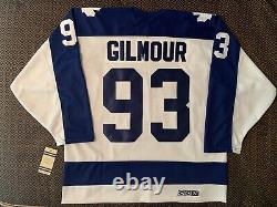 Custom Doug Gilmour CCM Toronto Maple Leafs Jersey Adult Large