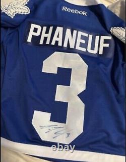 Dion Phaneuf Signed toronto maple leafs jersey