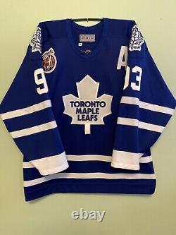 Doug Gilmour 1992-93 Authentic Toronto Maple Leafs Jersey CCM 48