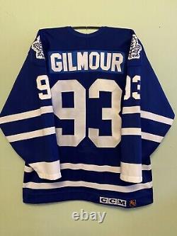 Doug Gilmour 1992-93 Authentic Toronto Maple Leafs Jersey CCM 48