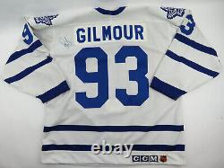 Doug Gilmour 90s Authentic Toronto Maple Leafs NHL Hockey Jersey 52 Autographed