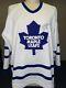 FRANK THE ANIMAL BIALOWAS Signed Toronto Maple Leafs Authentic Jersey Size 52