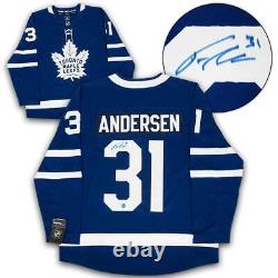 Frederik Andersen Toronto Maple Leafs Blue Fanatics Jersey