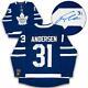 Frederik Andersen Toronto Maple Leafs Blue Fanatics Jersey