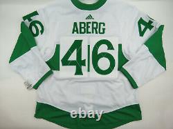 Game Issued Pontus Aberg Toronto Maple Leafs ST PATS Authentic NHL Hockey Jersey