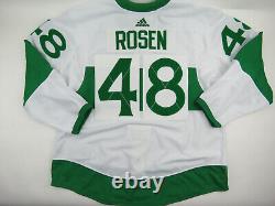 Game Issued Toronto Maple Leafs ST PATS Pro Authentic NHL Hockey Jersey 58 ROSEN