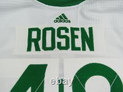 Game Issued Toronto Maple Leafs ST PATS Pro Authentic NHL Hockey Jersey 58 ROSEN