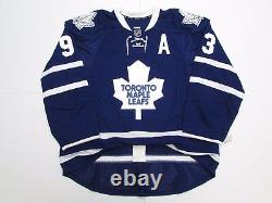 Gilmour Toronto Maple Leafs Home Team Issued Reebok Edge 2.0 Jersey With A