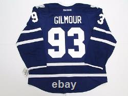 Gilmour Toronto Maple Leafs Home Team Issued Reebok Edge 2.0 Jersey With A