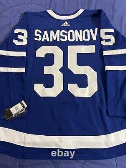 Ilya Samsonov Toronto Maple Leafs Adidas Pro NHL Jersey