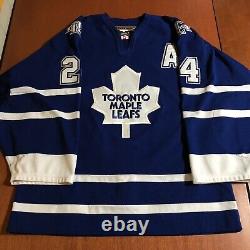Koho Authentic Bryan McCabe Toronto Maple Leafs NHL Jersey Vintage Blue 48