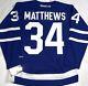 Lg Auston Matthews Toronto Maple Leafs 16-17 Rookie Year Reebok Hockey Jersey