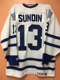 Mats Sundin 1996-97 Toronto Maple Leafs Gardens 65th Anniversary Jersey CCM XL