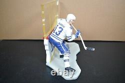 Mats Sundin Toronto Maple Leafs Clock Figure Statue NHL Boards Glass