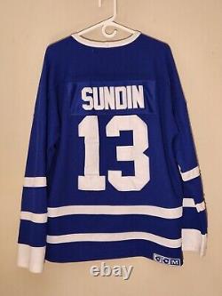Mats Sundin Toronto Maple Leafs Jersey CCM 75th NHL Anniversary Size 50