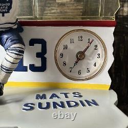 Mats Sundin Toronto Maple Leafs NHL Clock/boards/base Amazing Quality Man Cave