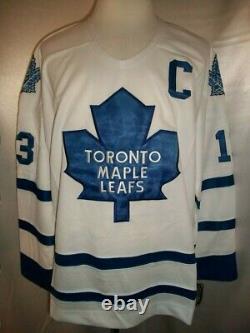 Mats Sundin Toronto Maple Leafs White 1992-1997 Throwback CCM NHL Jersey
