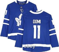 Max Domi Toronto Maple Leafs Autographed Blue Fanatics Breakaway Jersey