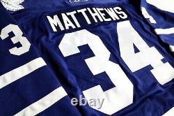 Men-nwt-xl Auston Matthews Toronto Maple Leafs Blue/home Reebok Hockey Jersey