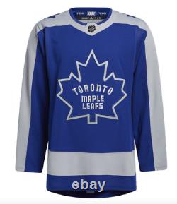 Men's NHL Toronto Maple Leafs Authentic Reverse Retro DB Jersey 56