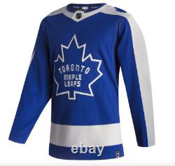 Men's NHL Toronto Maple Leafs Authentic Reverse Retro DB Jersey 56