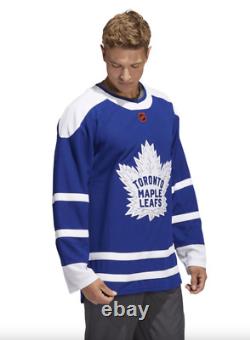 Men's NHL Toronto Maple Leafs Authentic Reverse Retro Jersey 42