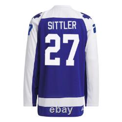 Men's Toronto Maple Leafs Adidas Blue Team Classic Hockey Jersey Darryl Sittler