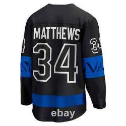 Men's Toronto Maple Leafs Auston Matthews Fanatics Black Alternate Drew Jersey