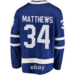 Men's Toronto Maple Leafs Auston Matthews Fanatics Blue Breakaway Jersey XL
