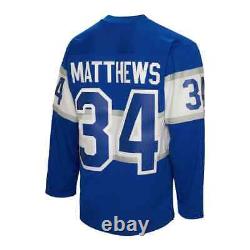 Men's Toronto Maple Leafs Auston Matthews Mitchell Ness Blue 2017 Player Jersey