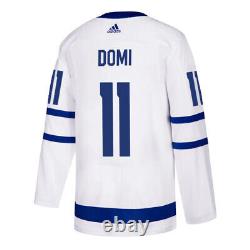 Men's Toronto Maple Leafs Max Domi Away adidas White Player Hockey Jersey