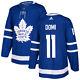 Men's Toronto Maple Leafs Max Domi adidas Blue Authentic Player Hockey Jersey