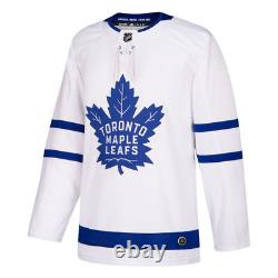 Men's Toronto Maple Leafs adidas White Away Authentic Hockey Jersey 52 Large