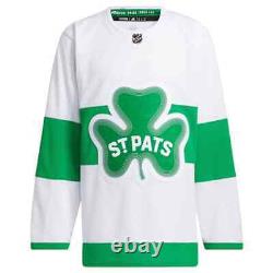 Men's Toronto Maple Leafs adidas White St. Patricks Alternate Primegreen Jersey