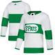 Men's Toronto St. Pats adidas Green White Authentic Player Blank Hockey Jersey