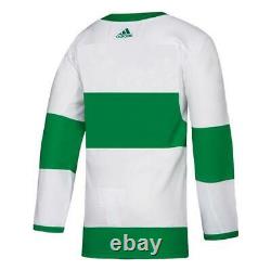 Men's Toronto St. Pats adidas Green White Authentic Player Blank Hockey Jersey