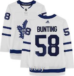 Michael Bunting Toronto Maple Leafs SignedAdidas Authentic Jersey