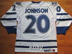 Mike Johnson Toronto Maple Leafs Jersey Size LARGE CCM Air Knit Rare