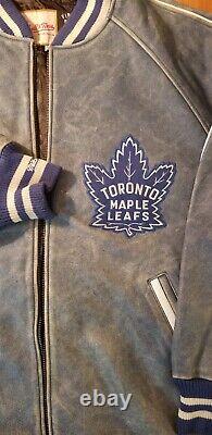 Mitchell&Ness Toronto Maple Leafs Hockey Leather heavy Jacket size 60